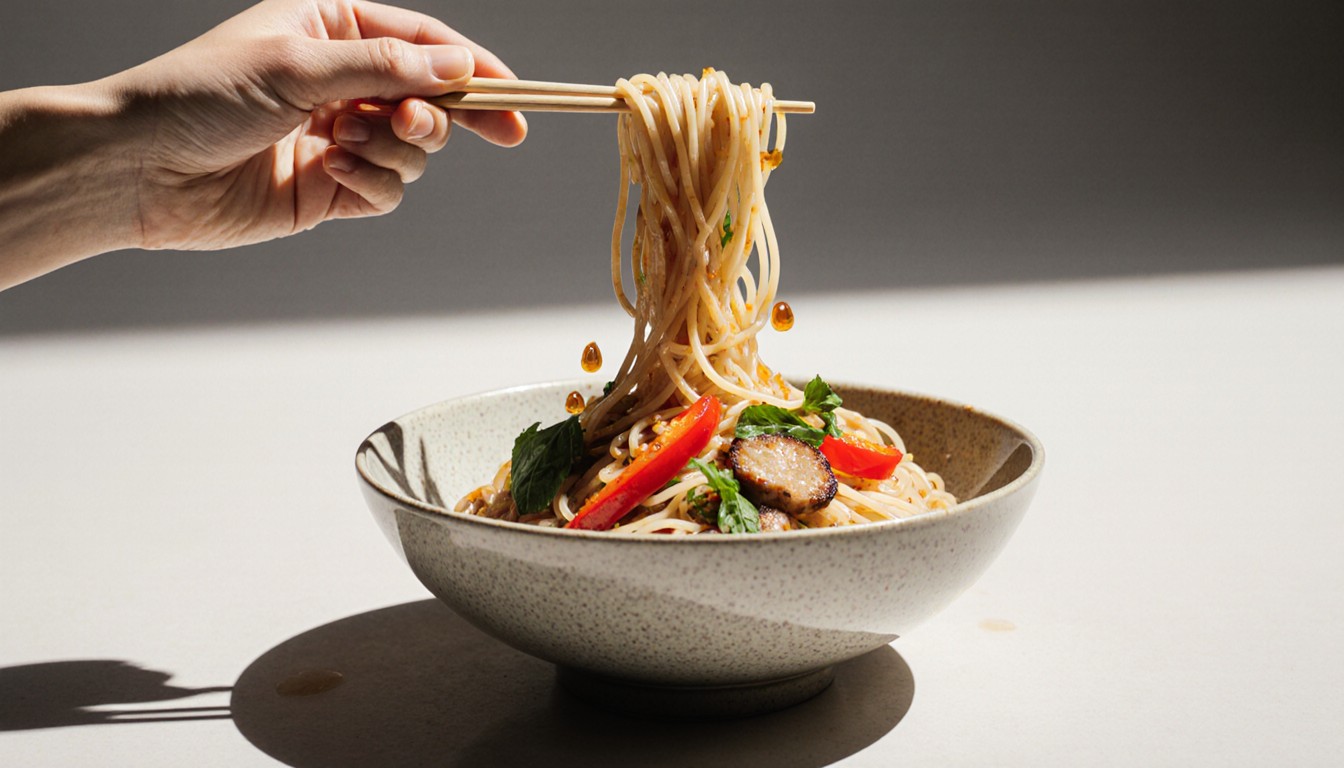 Free Elegant Noodle Lift Image - Noodles, Chopsticks, Bowl | Download ...
