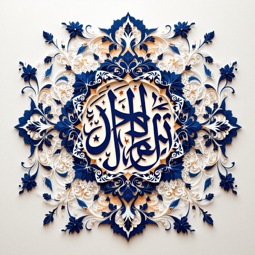 Muslim Paper Free Layered Islamic Art Image - Kirigami, Calligraphy, Papercraft ...
