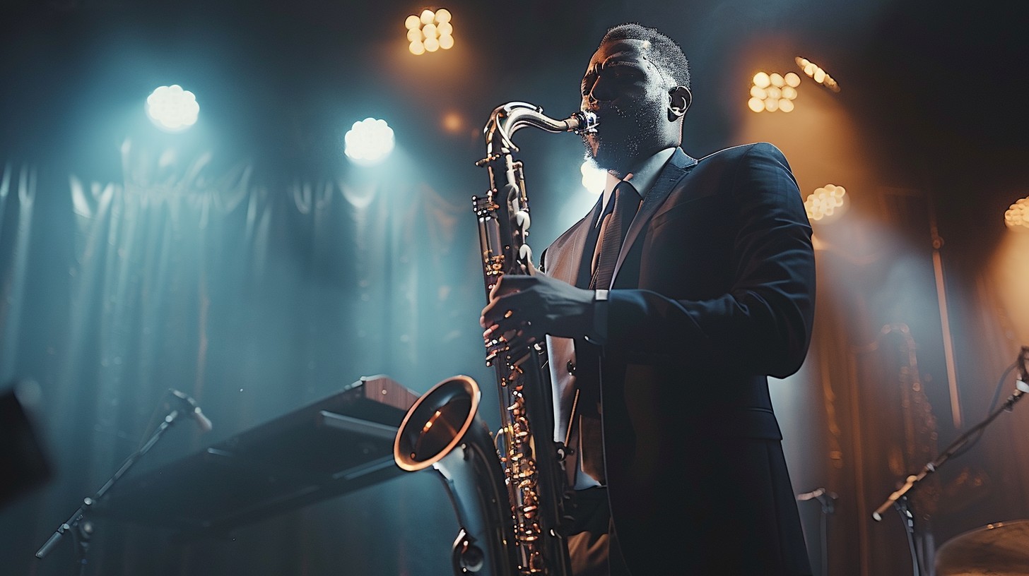 Saxophone Concert Program Free Saxophone Concert Performance Image - Saxophonist, Concert, Music ...
