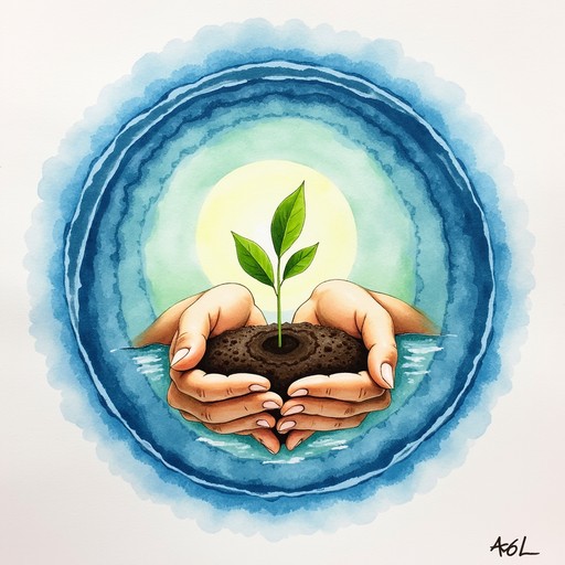 Newlife Image Free Nurturing New Life Image - Watercolor, Seedling, Hands | Download ...