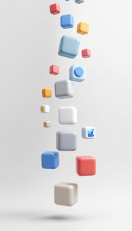 Free Floating Material Icons Image - Minimal, 3d, Geometric | Download ...