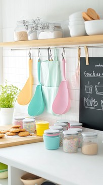 Free Colorful kitchen decor Image - Kitchen, Colorful, Utensils ...