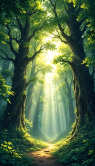 Free Mystical Forest Path Image - Forest, Sunbeams, Magical | Download ...