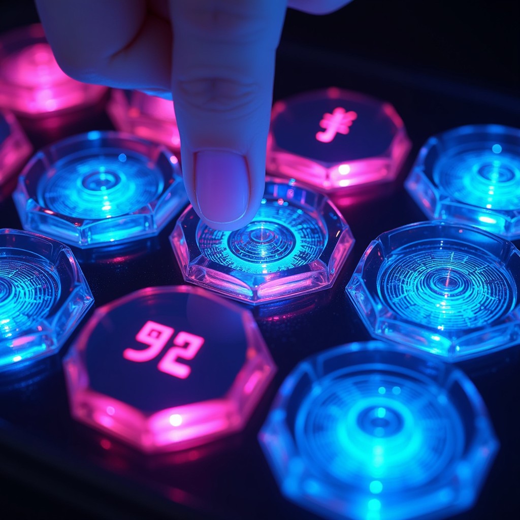 Free Neon Button Matrix Image - Cyberpunk, Neon, Futuristic | Download ...