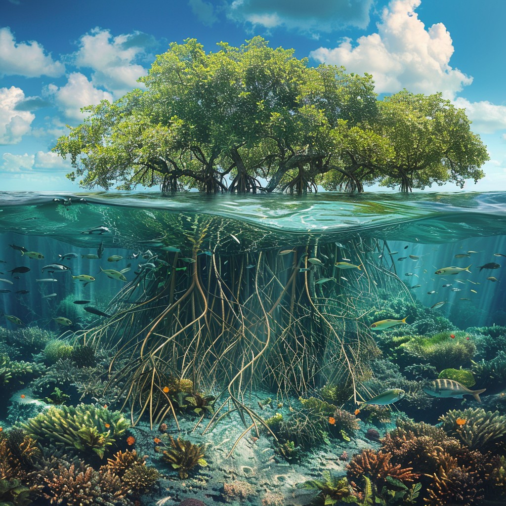 Sea Life Tree Free Submerged Tree Life Image - Aquatic, Tree, Ecosystem | Download at ...