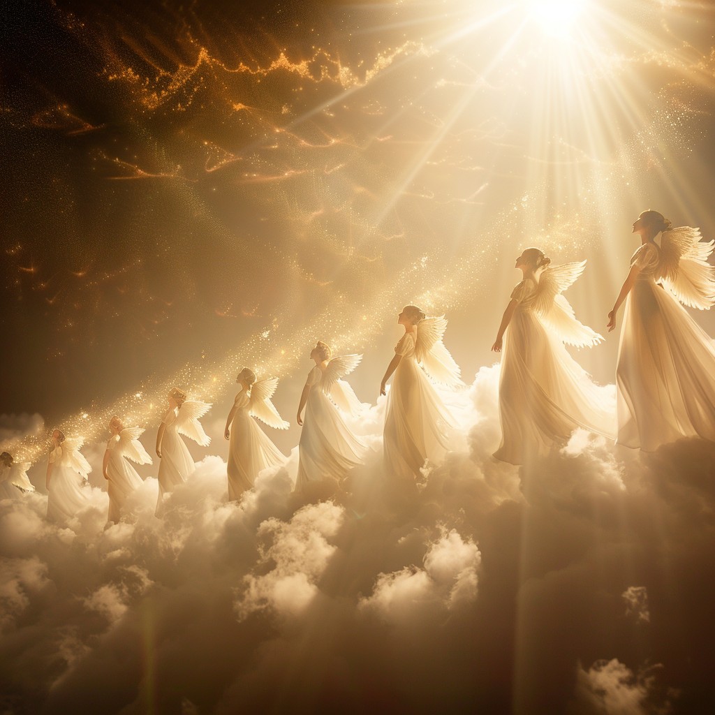 Free Angelic Light Parade Image - Angels, Clouds, Light | Download at ...