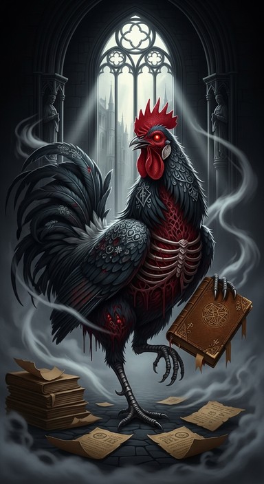 Free Occult Midnight Rooster Image | Download at StockCake
