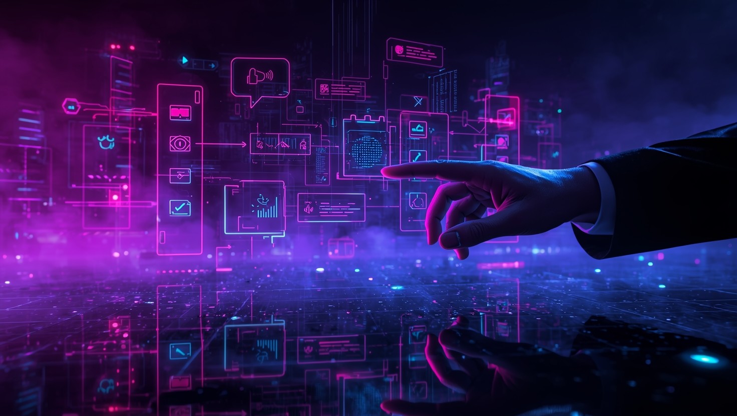 Free Neon Business Technology Image - Cyberpunk, Holographic, Neon ...