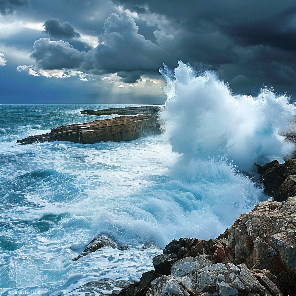 Free Dramatic Ocean Fury Image - Storm, Sea, Waves | Download at StockCake