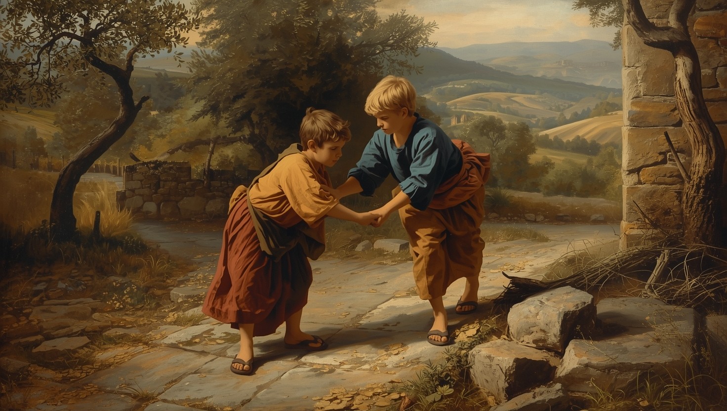 Free Boys Helping Together Image - Boys, Children, Friendship ...