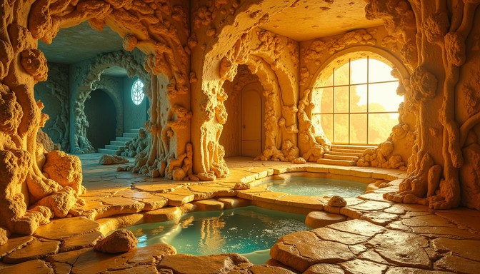 Free Enchanted Golden Grotto Image - Grotto, Cave, Fantasy | Download ...
