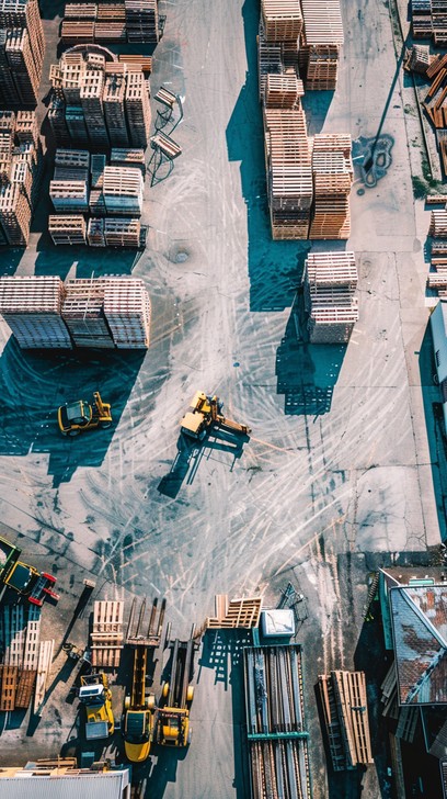 Free Busy Construction Site Image - Construction, Aerial, Site ...