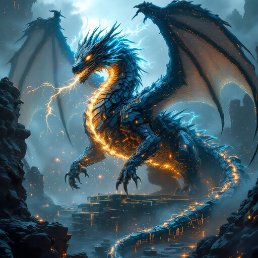 Free Silicon Dragon Majesty Image - Dragon, Technology, Circuit ...