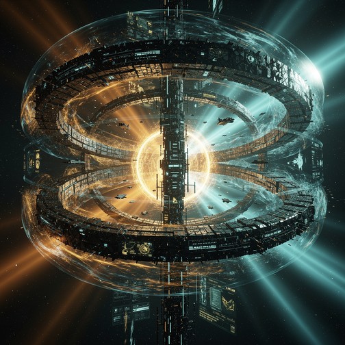 Free Dimensional Ring Structure Image - Megastructure, Science-fiction ...