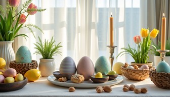 Free Vibrant Easter Display Image - Easter, Brunch, Eggs | Download at ...