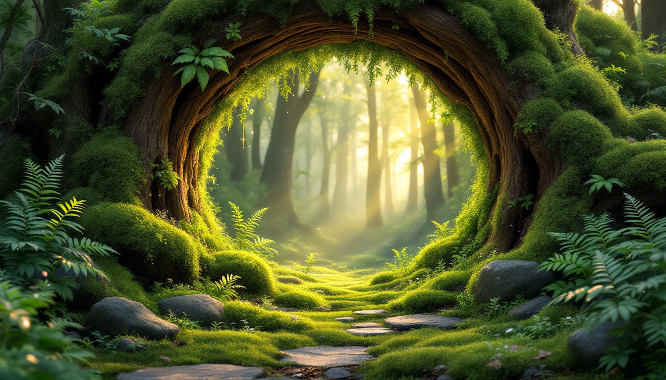 Free Magical Forest Portal Image - Portal, Moss, Forest | Download at ...