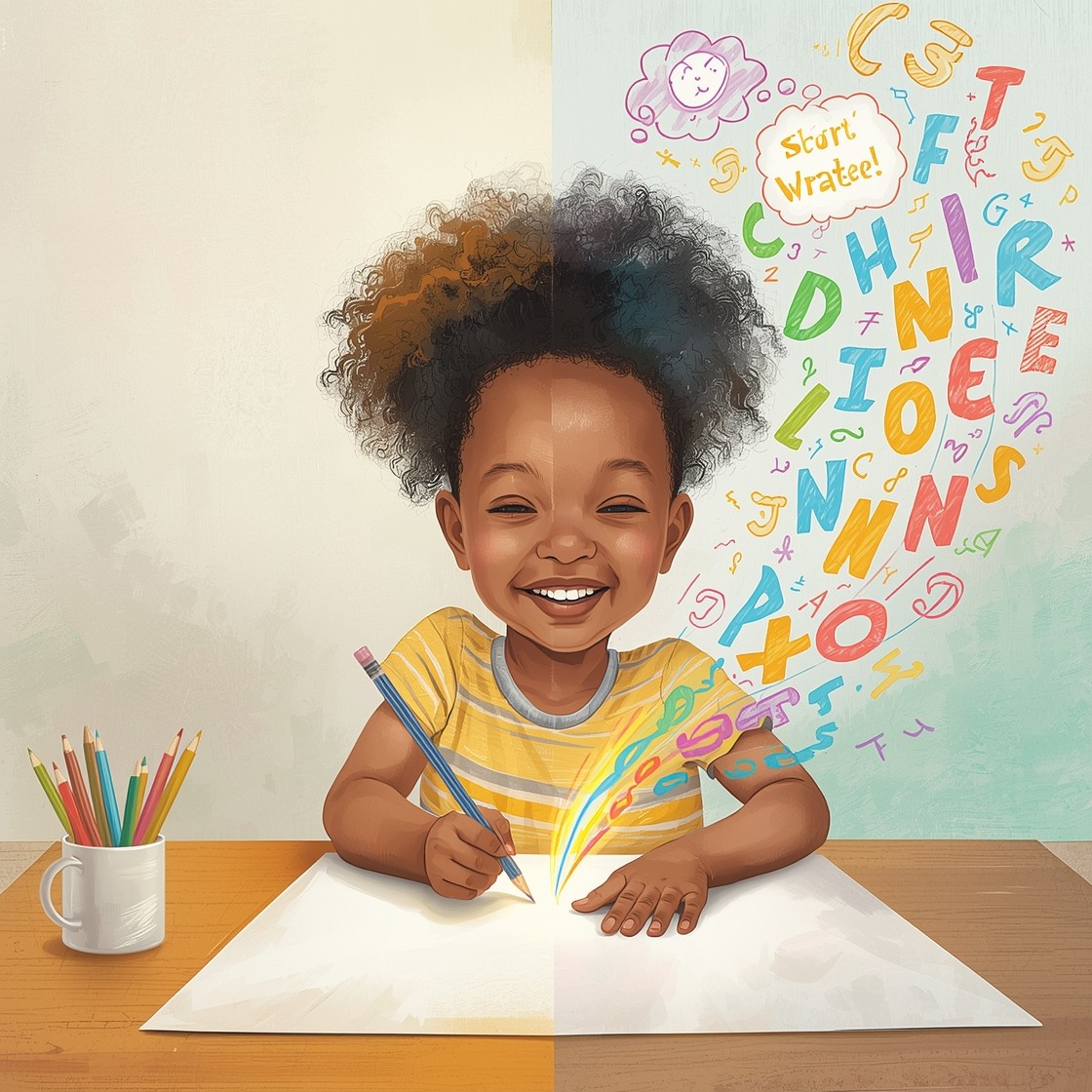 Writing Magic Image Free Writing Creates Magic Image - Writing, Magic, Child | Download at ...