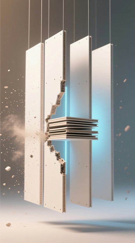 Free Floating Construction Panels Image - 3d, Illustration ...
