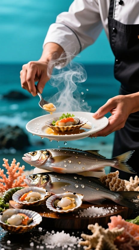 Free Seafood Culinary Artistry Photo - Seafood, Chef, Gourmet ...