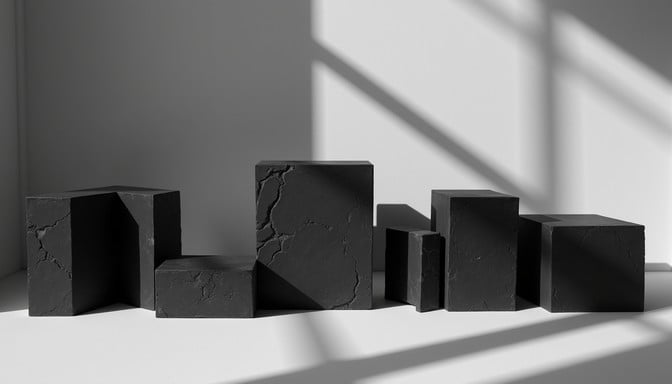 Free Minimalist Black Forms Image - Geometric, Monochrome, Abstract ...