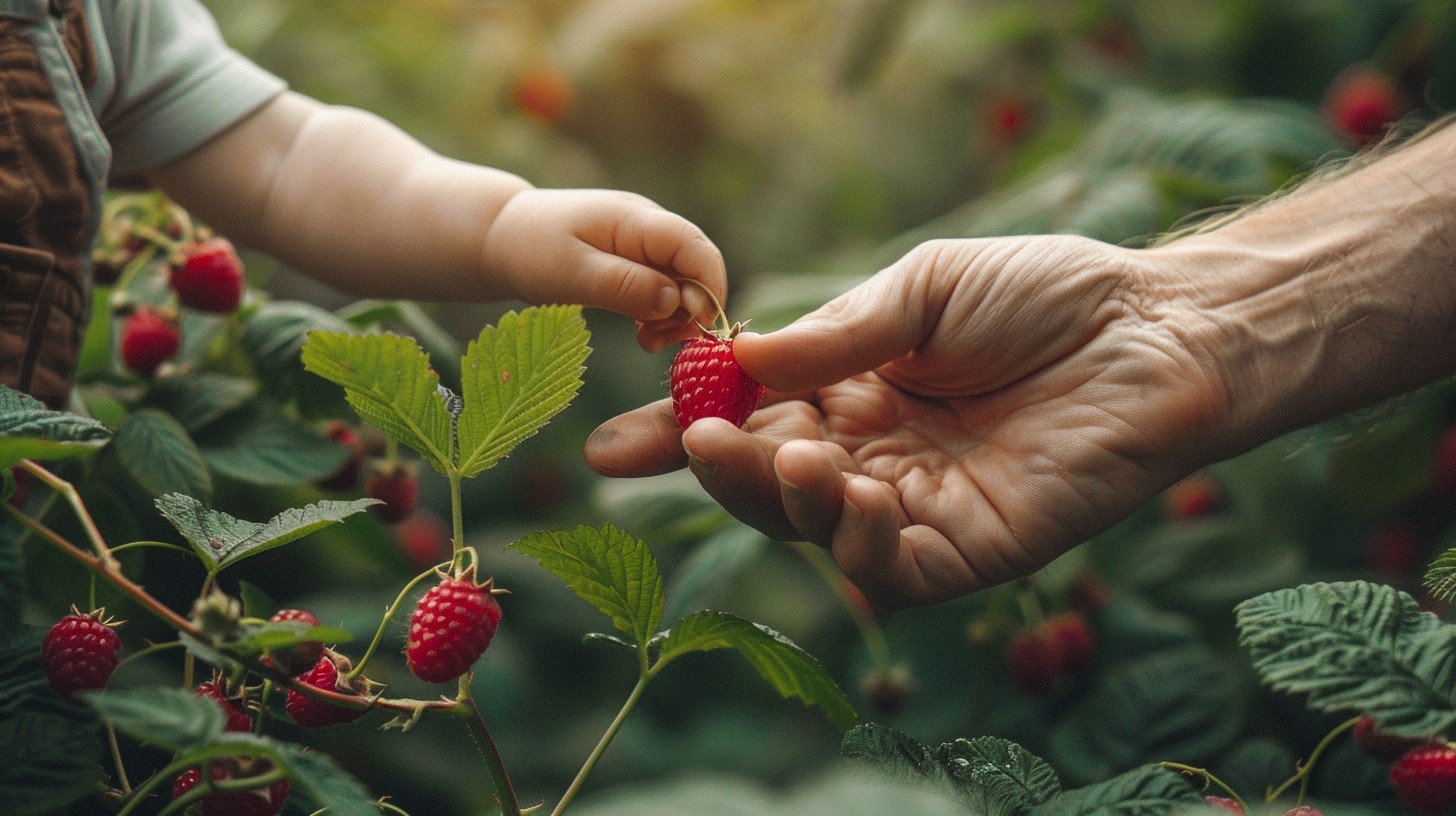 Giving You A Raspberry Free Sharing Raspberry Moment Photo - Sharing, Raspberries, Garden ...