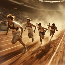 Vintage Running Races Free Vintage Runners Racing Image - Vintage, Running, Athletics ...