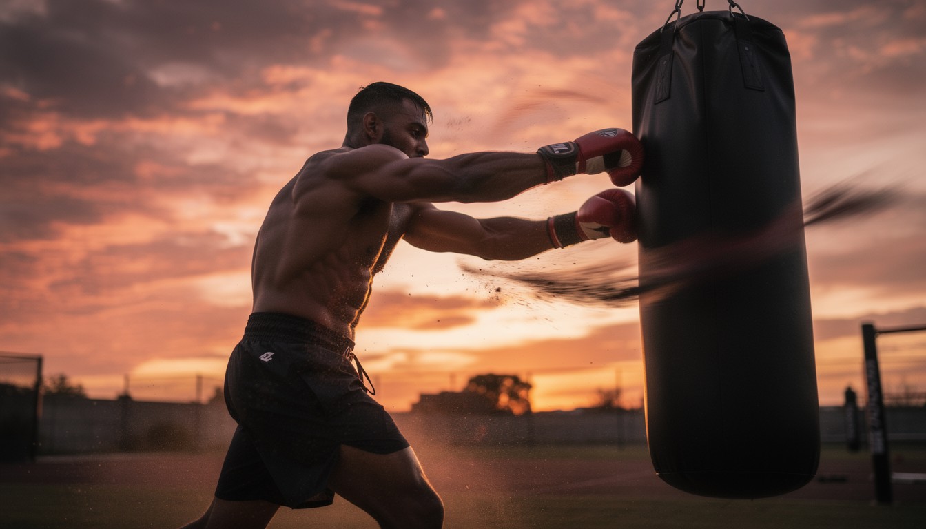 Free Sunset Boxing Training Image - Boxer, Training, Sunset | Download ...