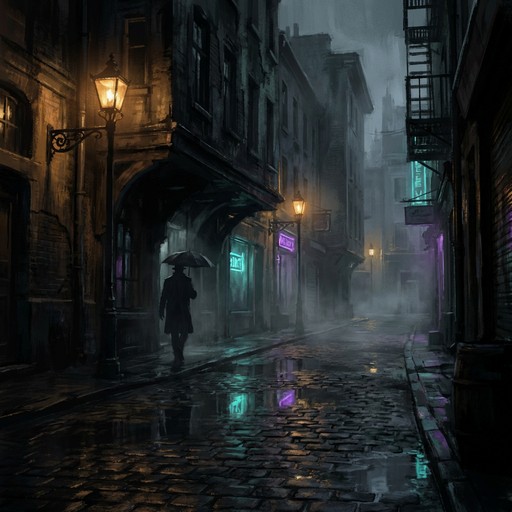 Free Rainy Noir Passage Image - Noir, Night, Silhouette | Download at ...
