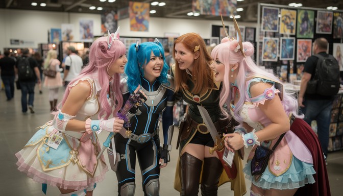 Free Cosplay Convention Excitement Image - Cosplay, Convention, Women ...