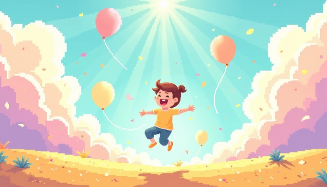 Free Joyful Pixel Leap Image - Pixelart, Joy, Leaping | Download at ...
