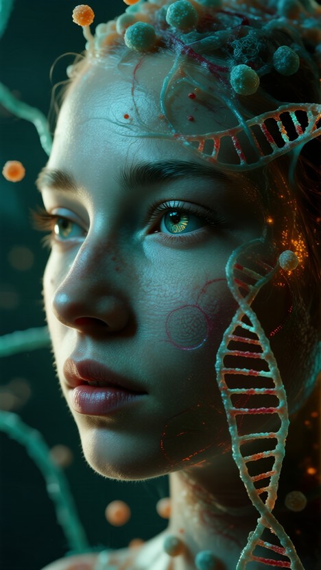 Free Biology Meets Humanity Image - Biological, Cellular, Portrait ...