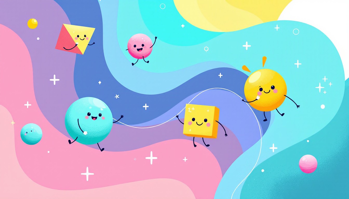 Matching Math Pfp Free Playful Math Friends Image - Geometric, Shapes, Mathematical ...