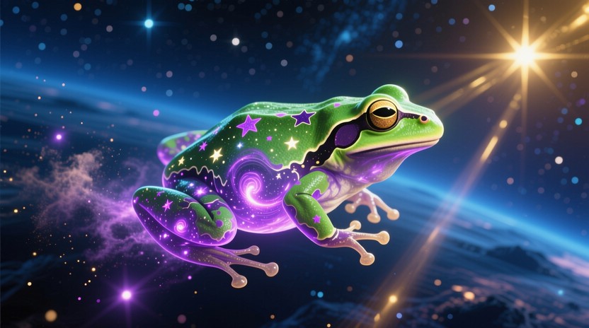 Cosmic Frog Deviantart Free Cosmic Frog Dreams Photo - Frog, Space, Cosmic | Download at StockCake
