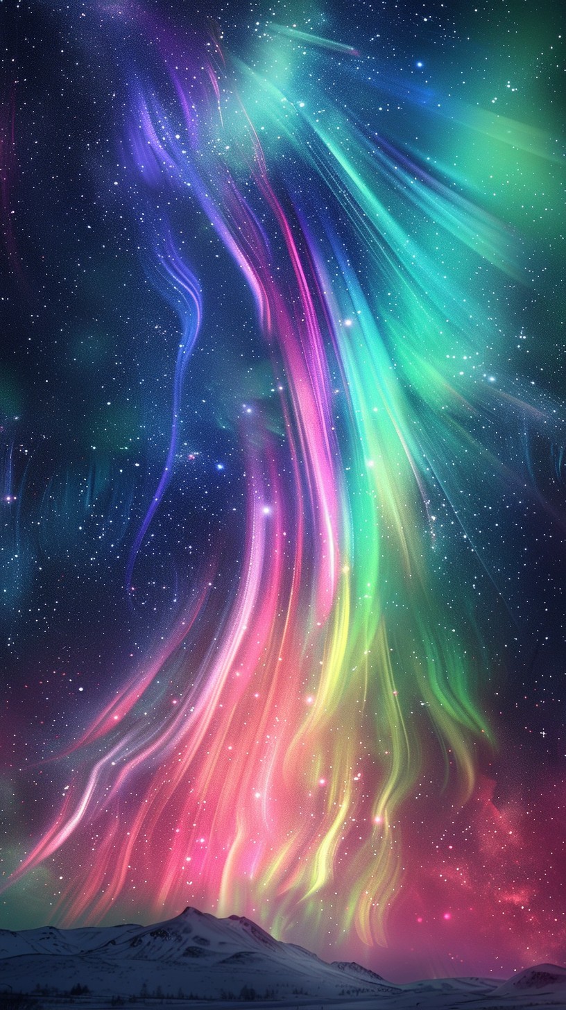 Free Vibrant Aurora Display Image - Aurora, Night, Sky | Download at ...