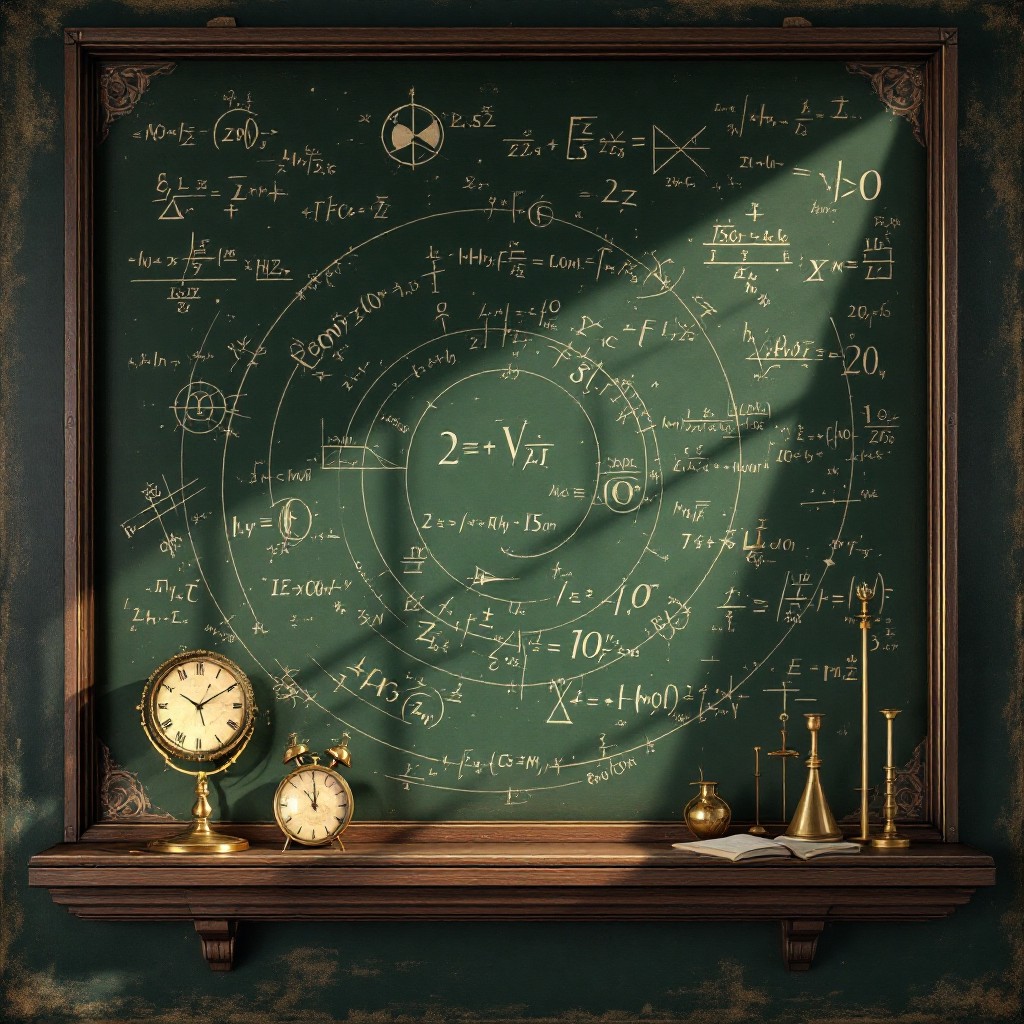 Free Vintage Math Artistry Photo - Mathematics, Vintage, Chalkboard ...
