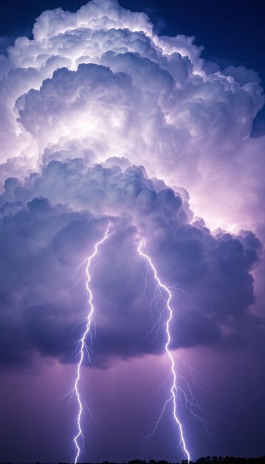 Free Lightning Pierces Night Image - Lightning, Storm, Thunder ...