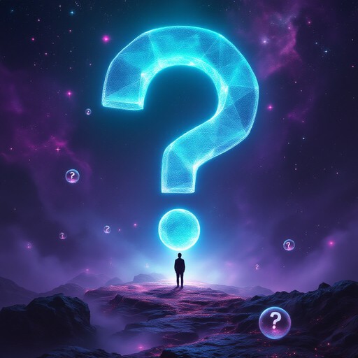 Mystical Question Free Infinite Curiosity Glows Image - Question, Curiosity, Cosmic ...