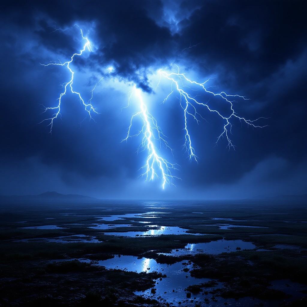 Free Lightning Strikes Water Image - Lightning, Storm, Thunder ...