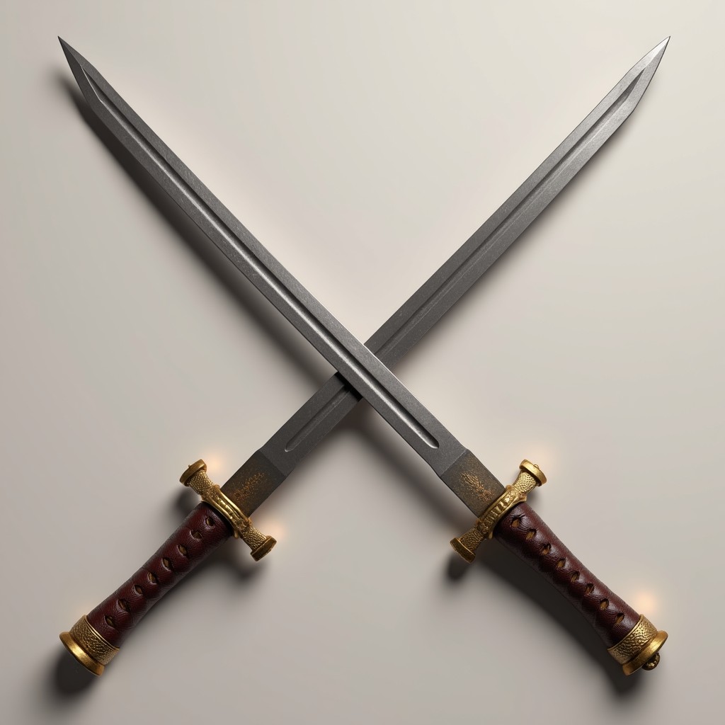 Free Crossed Cultural Blades Image - Swords, Katana, Longsword ...