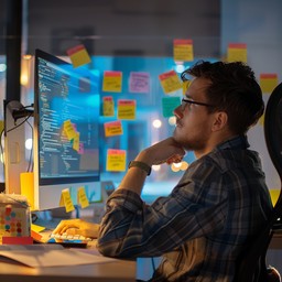 Free Focused Programmer Working Image - Programmer, Coding, Computer ...