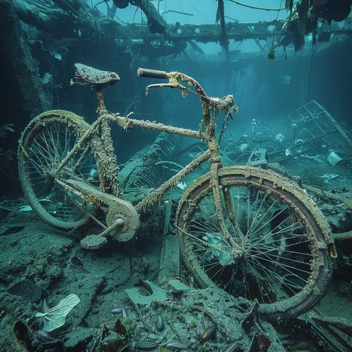 Underwater Rusted Bicycle Rims Free Sunken Ship Mystery Image | Download at StockCake