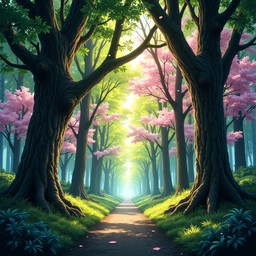 Free Enchanted Forest Pathway Image - Forest, Path, Trees | Download at ...