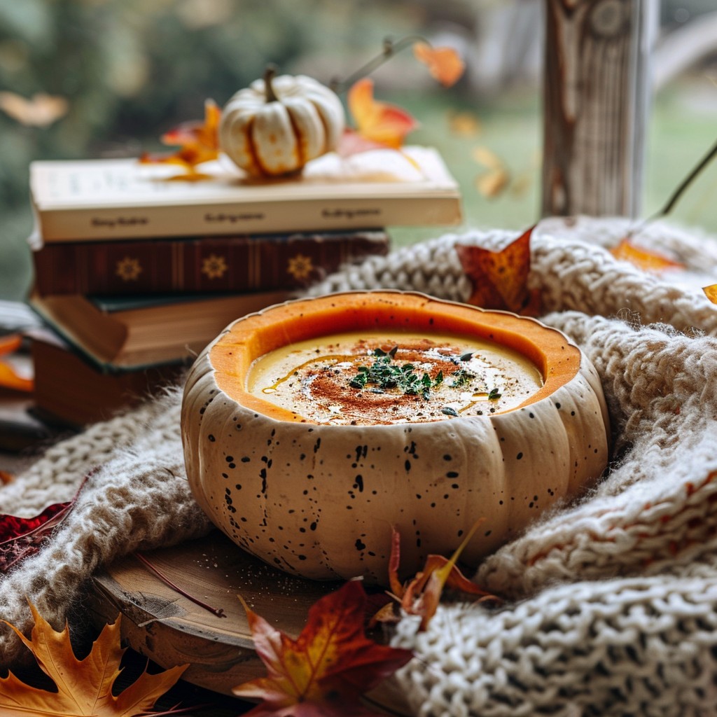 Free Cozy Autumn Meal Image - Soup, Pumpkin, Autumn | Download at StockCake
