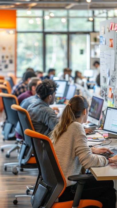 Free Office Work Scene Image | Download at StockCake