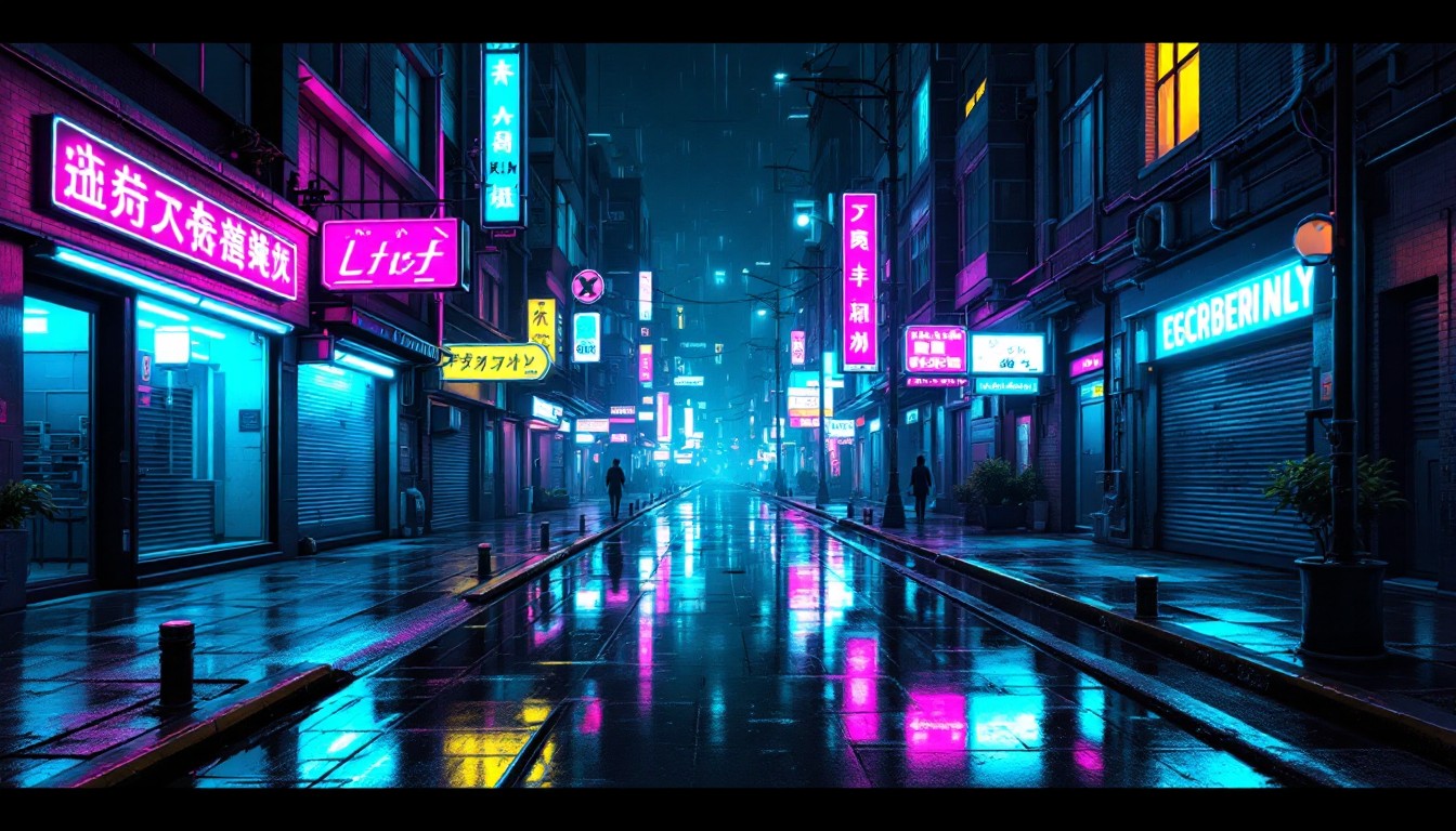 Free Neon Pixel Alley Image - Cyberpunk, Pixel, Neon | Download at ...