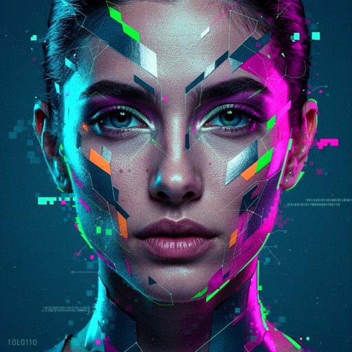Free Digital Glitch Portrait Image - Portrait, Glitch, Cyberpunk ...