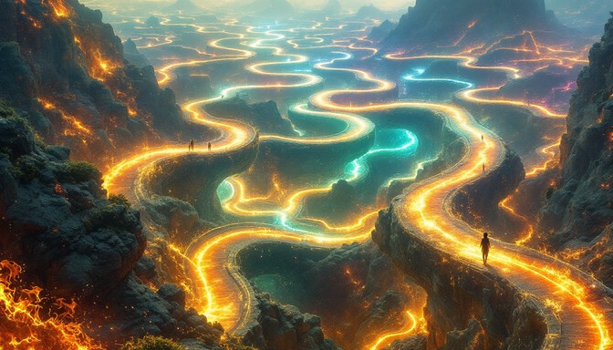 Free Elemental Paths Converge Image - Fantasy, Surreal, Elemental ...