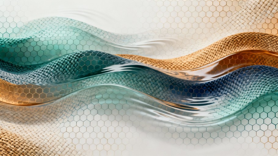 Wave Geometric Pattern Design Free Geometric Tech Waves Image - Hexagons, Grid, Waves | Download at ...