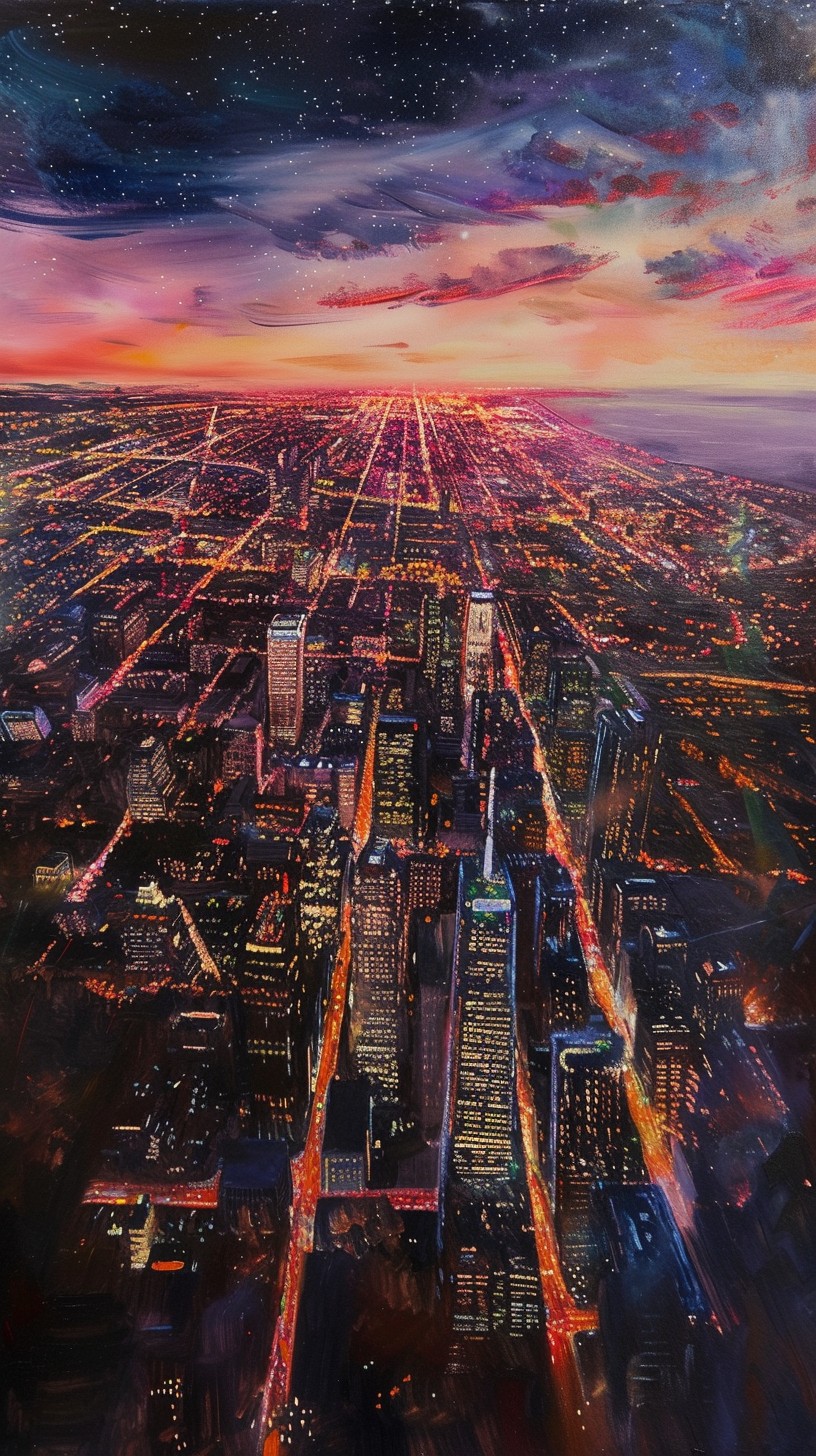 Free Cityscape at Twilight Image - Cityscape, Twilight, Sunset ...