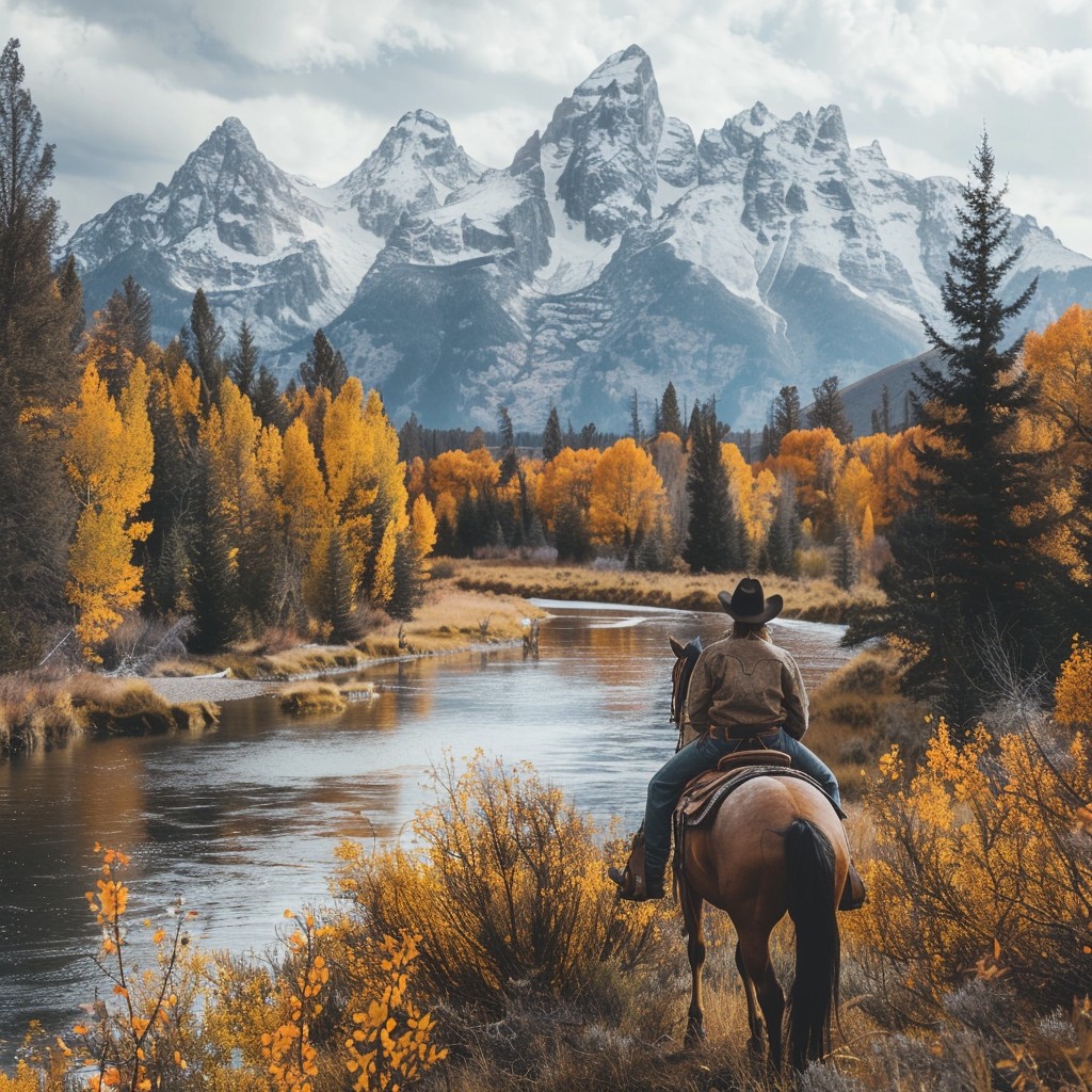 Free Autumn Mountain Ride Photo - Autumn, Mountains, Horse | Download ...